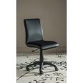 Safavieh Hal Desk Chair, Black FOX8501B